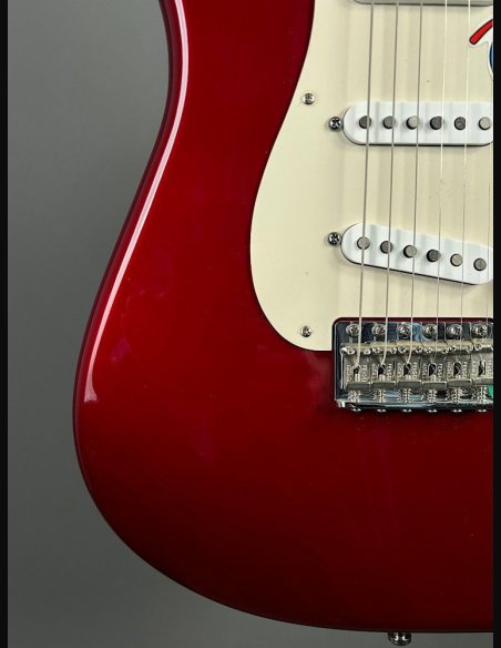 Fender Stratocaster J. Vaughan Tex Mex Candy Apple Red