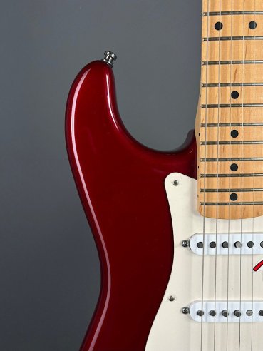 Fender Stratocaster J. Vaughan Tex Mex Candy Apple Red