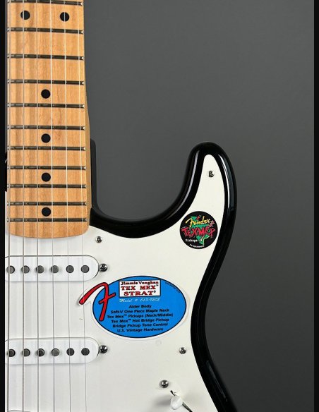 Fender Stratocaster J. Vaughan Tex Mex Black