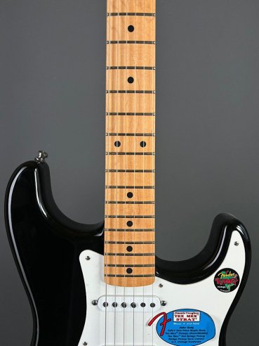 Fender Stratocaster J. Vaughan Tex Mex Black