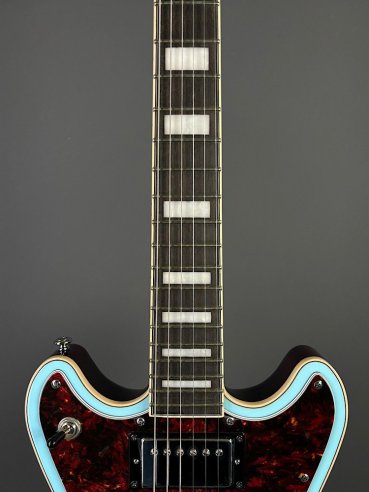 D'Angelico Premier Brighton Sky Blue Chitarra Elettrica Solid Body