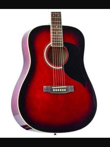 Eko Ranger 6 Red Sunburst Chitarra Folk