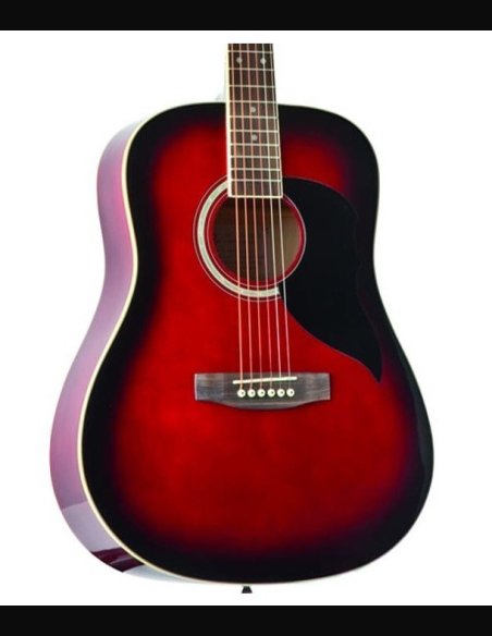 Eko Ranger 6 Red Sunburst Chitarra Folk