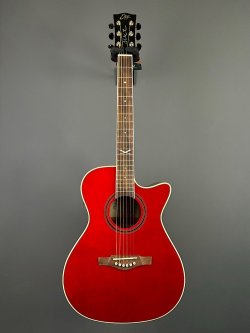 Eko NXT A100CE See Through Red Chitarra Folk Elettrificata 2