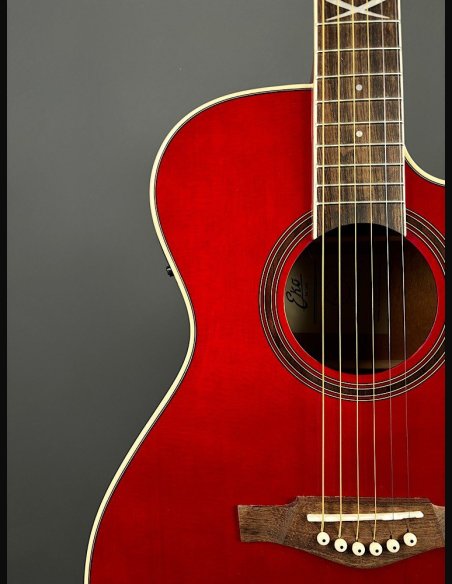 Eko NXT A100CE See Through Red Chitarra Folk Elettrificata