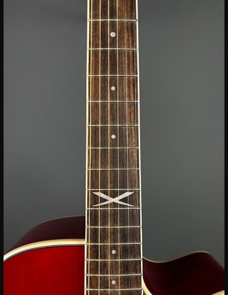 Eko NXT A100CE See Through Red Chitarra Folk Elettrificata