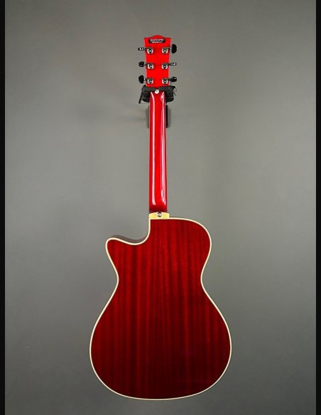 Eko NXT A100CE See Through Red Chitarra Folk Elettrificata