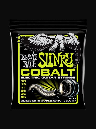 Ernie Ball 2721 Cobalt Slinky 010-046 Muta Corde Chitarra Elettrica