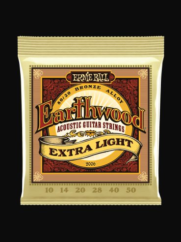 Ernie Ball 2006 Earthwood 80/20 Bronze 010-050 Corde Chitarra Folk