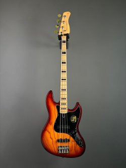 Sire Marcus Miller V7 Vintage Swamp Ash-4 (2nd Gen) Tobacco Sunburst Basso Elettrico 2