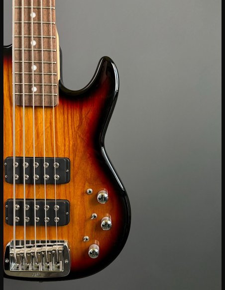 G&L L2500 Tribute Rosewood Fingerboard 3 Color Sunburst 5 Corde