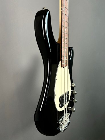 Music Man Sterling Black Rosewood Fingerboard White Pickguard