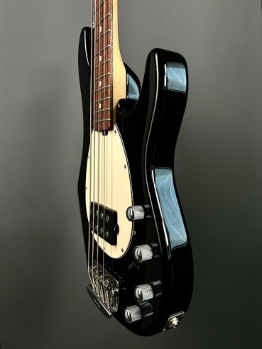 Music Man Sterling Black Rosewood Fingerboard White Pickguard