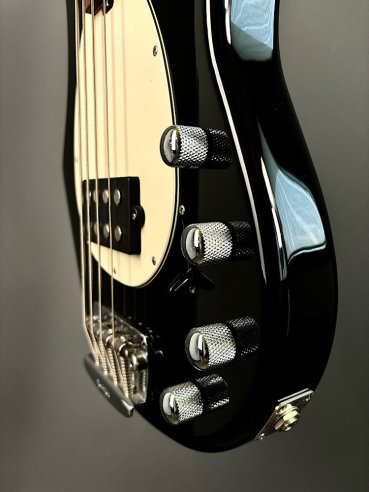 Music Man Sterling Black Rosewood Fingerboard White Pickguard