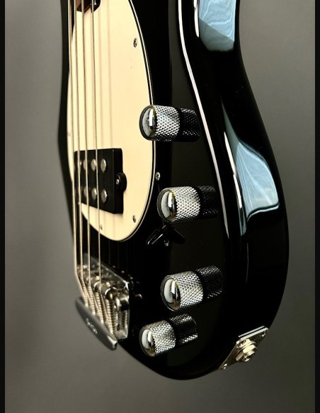 Music Man Sterling Black Rosewood Fingerboard White Pickguard