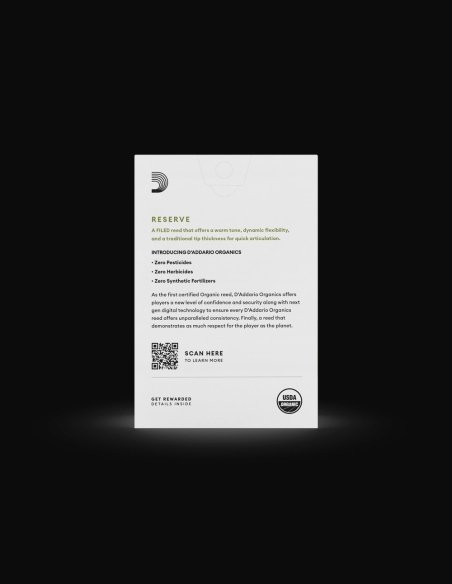 D'Addario RSRV Organic Reserve Alto Sax 3,0