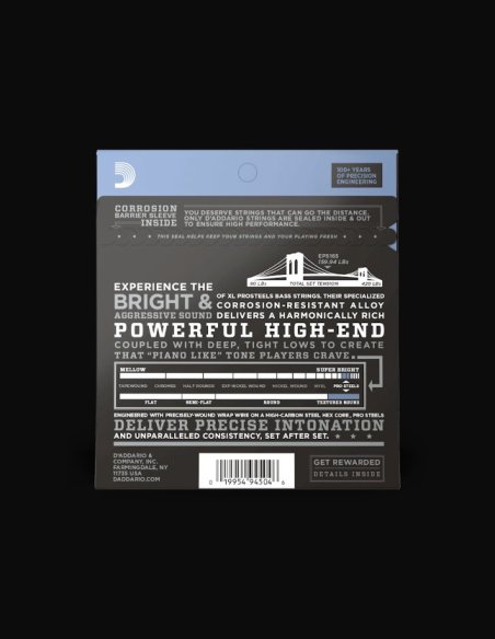 D'Addario EPS165 Muta Basso Elettrico