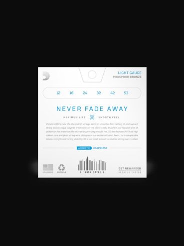 D'Addario XS APB1253 Phosphor Bronze Muta Folk 012-053