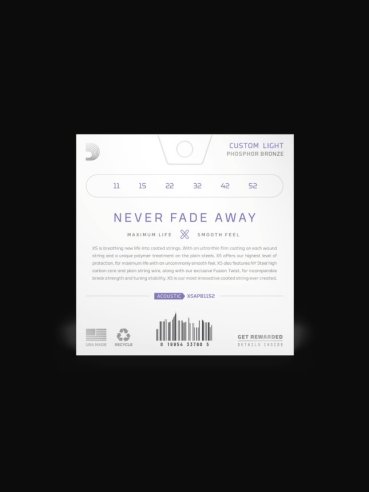 D'Addario XS APB1152 Phosphor Bronze Muta Folk 011-052