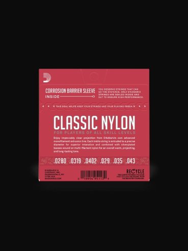 D'Addario EJ27N Normal Muta Corde Chitarra Classica