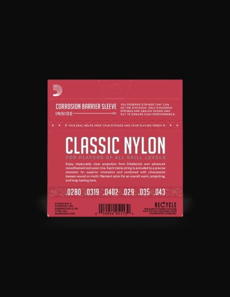 D'Addario EJ27N Normal Muta Corde Chitarra Classica