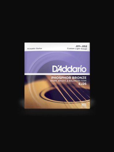D'Addario EJ26 Phospore Bronze 011-052 Muta Chitarra Folk