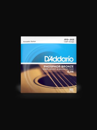 D'Addario EJ16 Phospore Bronze 012-053 Muta Chitarra Folk