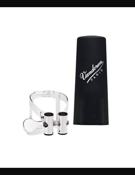Vandoren M/O LC51SP Silver Plated Legatura Plastic Cap Clarinetto Bb