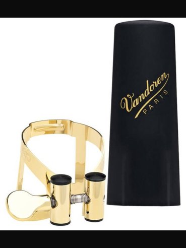 Vandoren M/O LC58DP Gold Finish Legatura Plastic Cap Sax Tenore