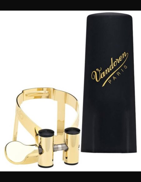 Vandoren M/O LC58DP Gold Finish Legatura Plastic Cap Sax Tenore