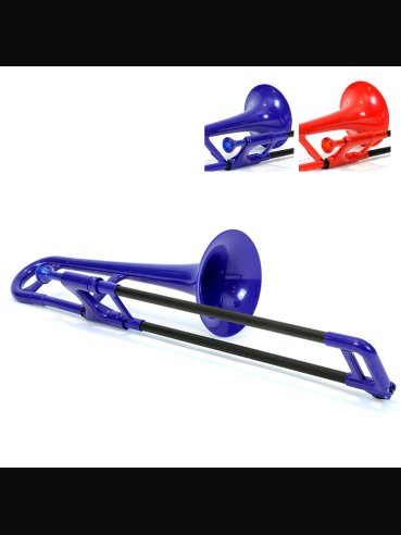 Pbone Trombone "Mini" Plastic Blue