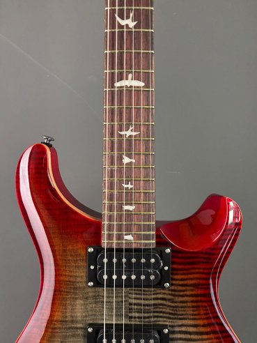 PRS SE Custom 24 Charcoal Cherry Burst