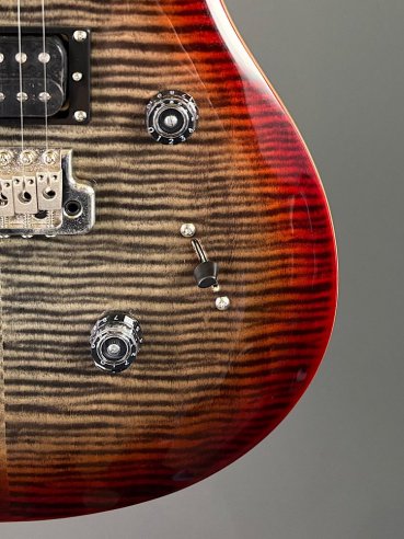 PRS SE Custom 24 Charcoal Cherry Burst