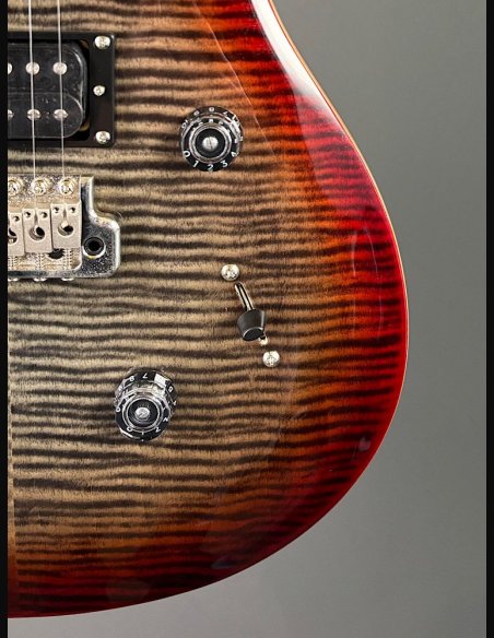 PRS SE Custom 24 Charcoal Cherry Burst