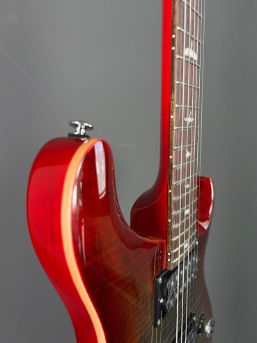 PRS SE Custom 24 Charcoal Cherry Burst