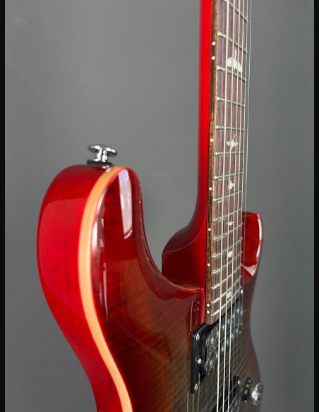 PRS SE Custom 24 Charcoal Cherry Burst