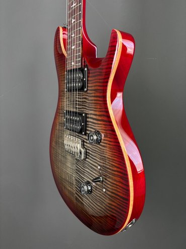 PRS SE Custom 24 Charcoal Cherry Burst