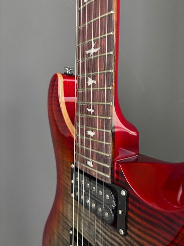 PRS SE Custom 24 Charcoal Cherry Burst