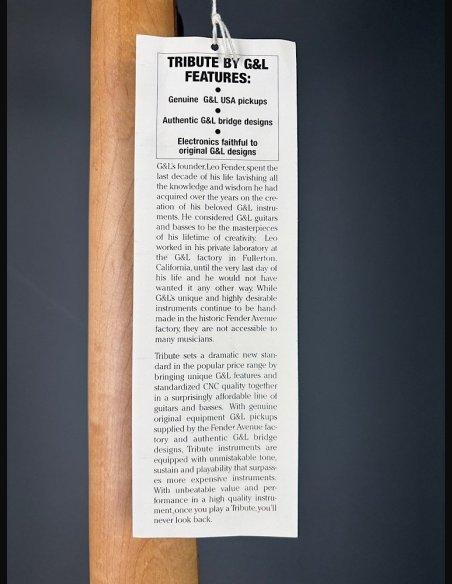 G&L L2000 Tribute Rosewood Fingerboard 3 Color Sunburst 4 Corde