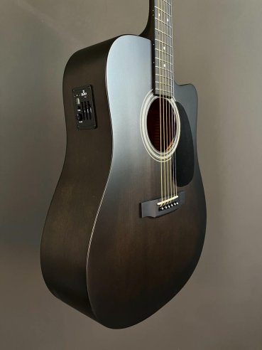 Sigma SE DMCE Black Dreadnought Cutaway