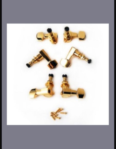 PRS ACC-4338 Phase II  Locking Tuners Gold 6 Line