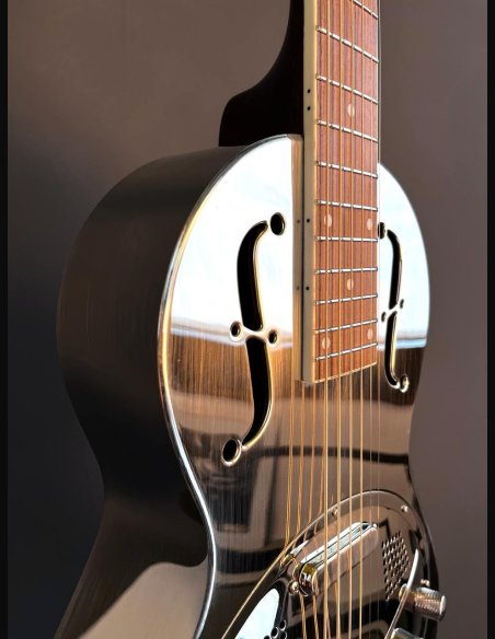 Johnson JR-960E PN Parlor Resofonica Metal Elettrificata