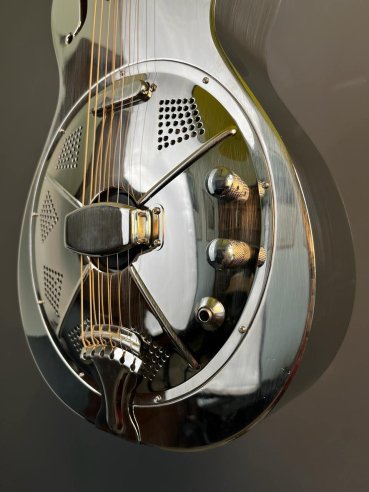 Johnson JR-960E PN Parlor Resofonica Metal Elettrificata