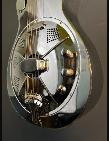 Johnson JR-960E PN Parlor Resofonica Metal Elettrificata