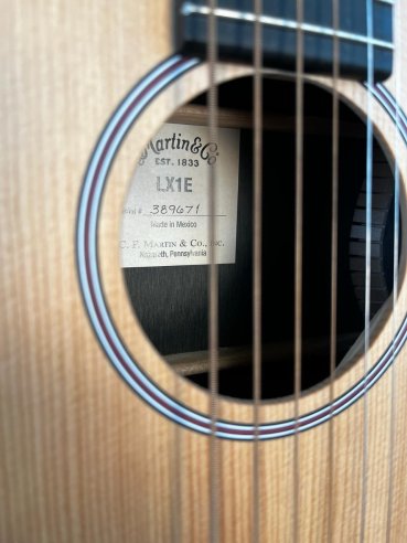 Martin LX1 RE Little Martin SN:00729789592574