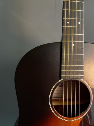 Sigmaguitars JM-SGE Dreadnought Slope Sunburst