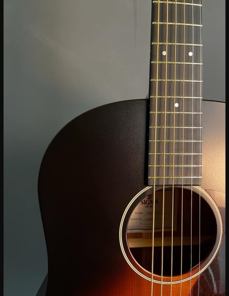 Sigmaguitars JM-SGE Dreadnought Slope Sunburst