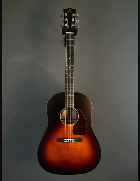 Sigmaguitars JM-SGE Dreadnought Slope Sunburst