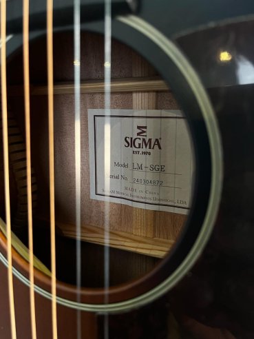Sigma LM-SGE Satinata Sunburst