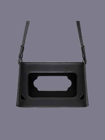 Music Cube Black Vintage Bag for Tiny Box D2
